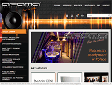Tablet Screenshot of apama.pl